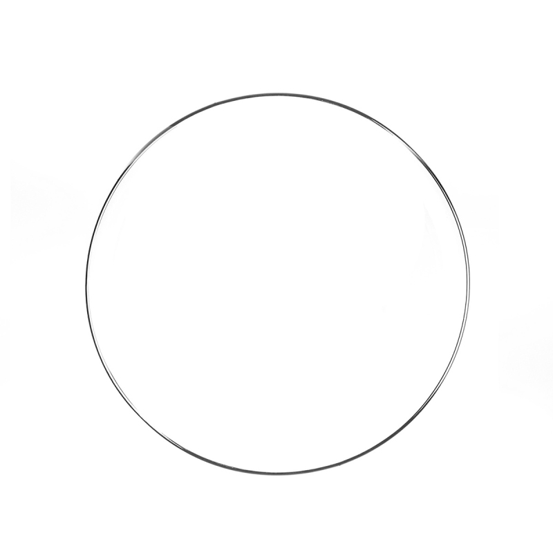 Marianna Yuvarlak Cam Tepsi Platin 31 Cm - 1