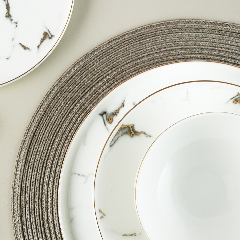 Massimo Marble 24 Parça 6 Kişilik Yemek Takımı - 2