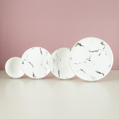 Massimo Marble 24 Parça 6 Kişilik Yemek Takımı - 4