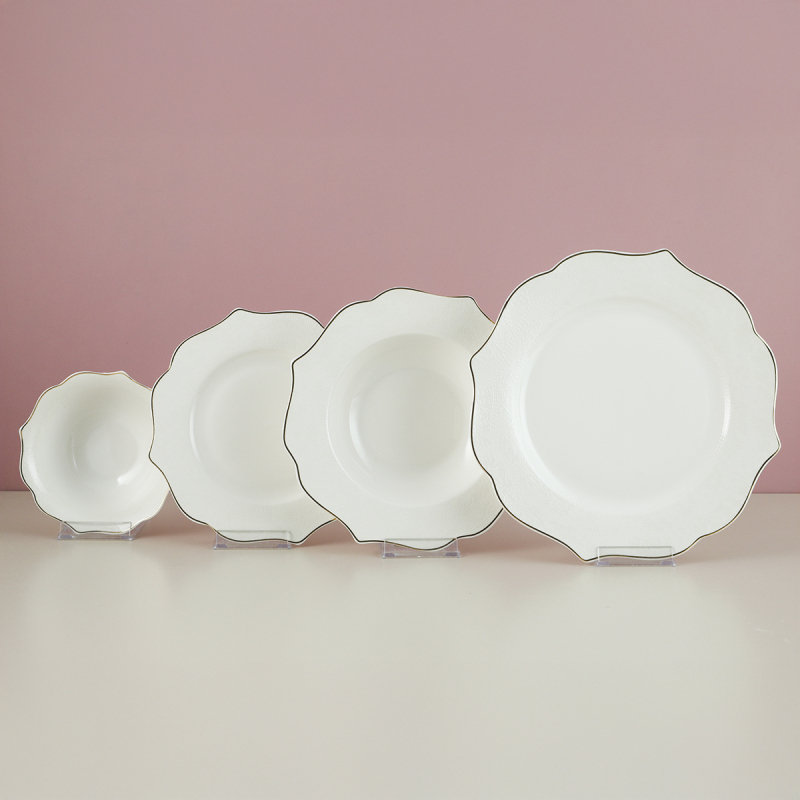 Massimo Verona Relief 24 Parça 6 Kişilik Yemek Takımı - 1