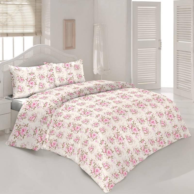 Maxstyle Crystal Terrycotton Nevresim Takımı Çift Kişilik Flora - 1