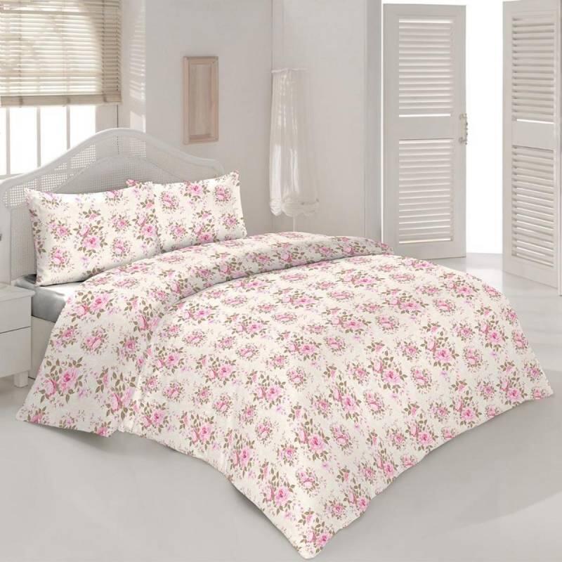 Maxstyle Crystal Terrycotton Nevresim Takımı Tek Kişilik Flora - 1