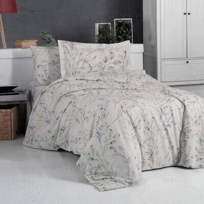 Maxstyle Poplin Saten Leafs Tek Kişilik Nevresim Takımı - MAXSTYLE