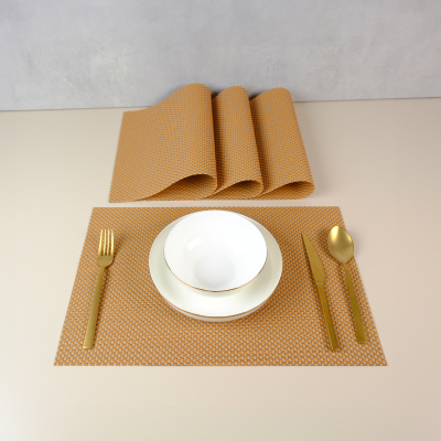 Maxstyle Prism Ochre 4 Parça Amerikan Servis 30x45 cm - MAXSTYLE