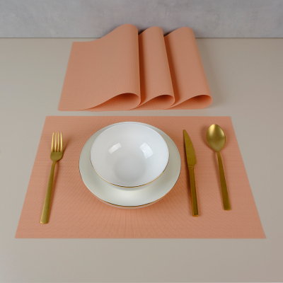 Maxstyle Serene Salmon 4 Parça Amerikan Servis 30x45 cm - 1