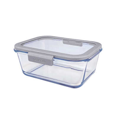 Neoflam Fika Glace Gri Dikdörtgen Saklama Kabı 800 ml - NEOFLAM