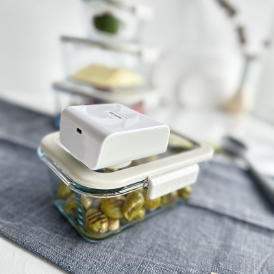 Neoflam Fika Glace Vakumlu Cam Saklama Kabı Bej 5 Parça Set - 3