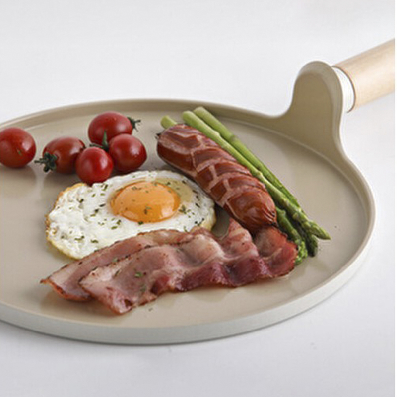 Neoflam Fika Krep Tavası 26 cm Seramik Kaplama Krem Renk Yapışmaz Özellikli - 1