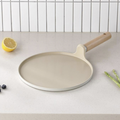 Neoflam Fika Krep Tavası 26 cm Seramik Kaplama Krem Renk Yapışmaz Özellikli - 3