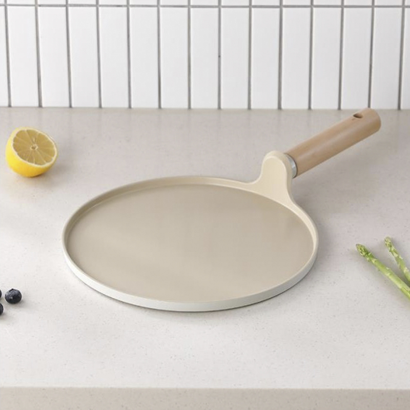 Neoflam Fika Krep Tavası 26 cm Seramik Kaplama Krem Renk Yapışmaz Özellikli - 3