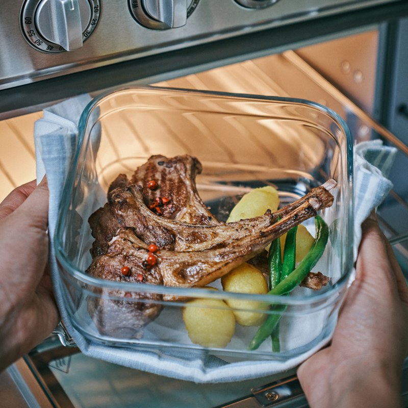 Neoflam Perfect Seal Derin Cam Saklama Kabı 1100 ml - 5