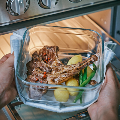 Neoflam Perfect Seal Derin Cam Saklama Kabı 1100 ml - 5