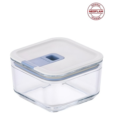 Neoflam Perfect Seal Kare Cam Saklama Kabı Bej 500 ml - NEOFLAM