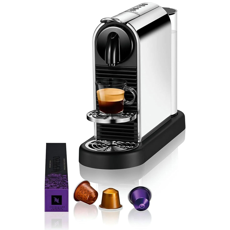 Nespresso Citiz Platinum Stinless Metalik Kahve Maiınesi D140 - 1