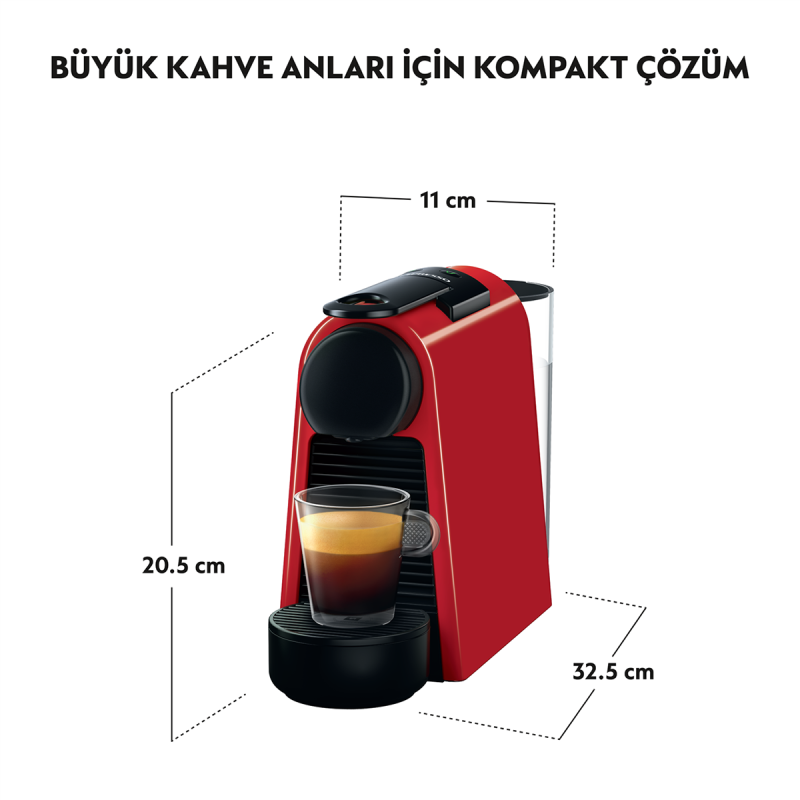 Nespresso Essenza Mini D35 Kırmızı - 3