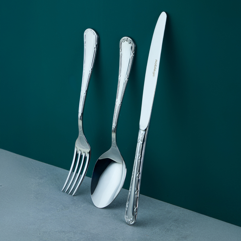 Noble Life Croise 72 Parça 12 Kişilik Çatal Kaşık Bıçak Takımı - 1