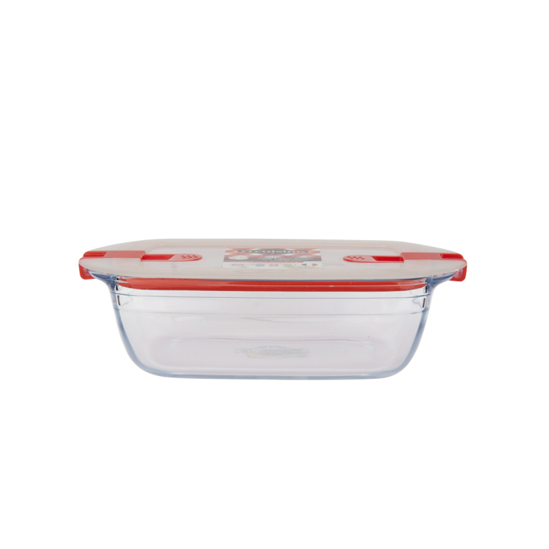 Ocuisine Beyaz Dikdörtgen Cam Saklama Kabı 23x15 Cm - 2