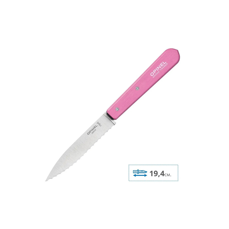 Opinel Essential Pembe Soyma Bıçağı 10 cm No:113 - 1