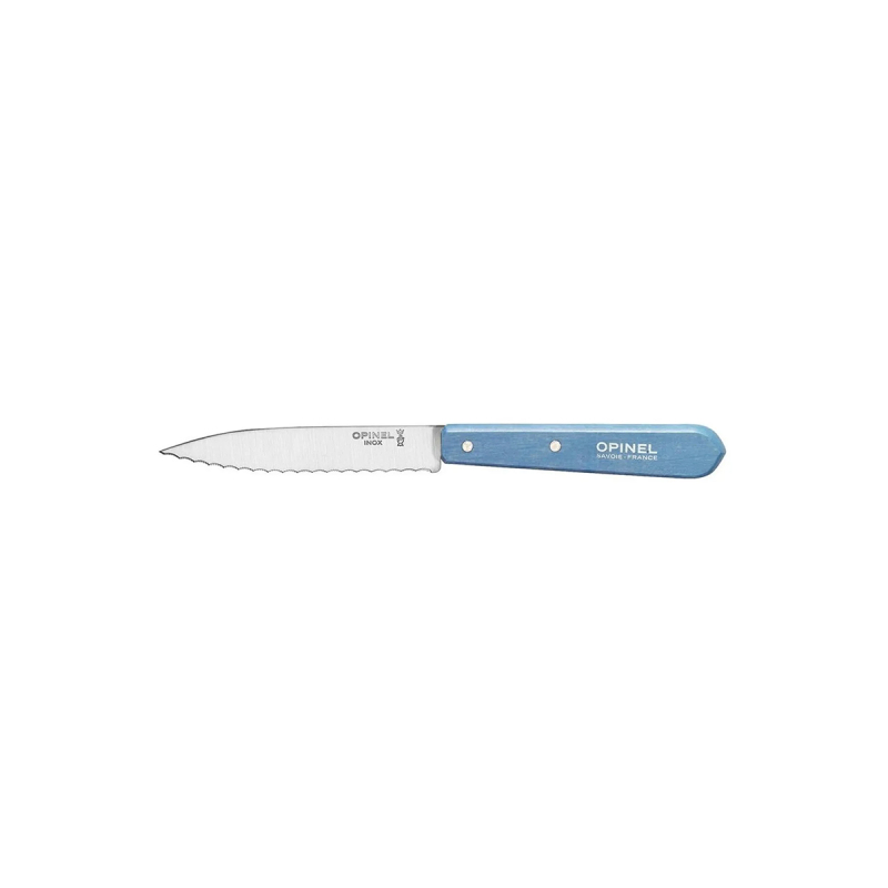 Opinel Essential Tırtıklı Mavi Soyma Bıçağı 10 cm No:113 - 2