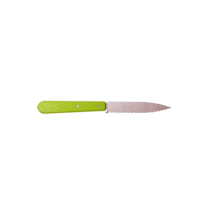 Opinel Essential Tırtıklı Yeşil Soyma Bıçağı 10 cm No:113 - 3