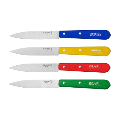 Opinel Les Essentials Renkli 4 Parça Soyma Bıçağı No:112 - OPINEL