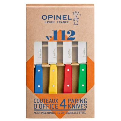 Opinel Les Essentials Renkli 4 Parça Soyma Bıçağı No:112 - 3