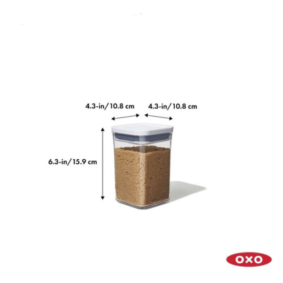 Oxo Pop Container Kapaklı Derin Saklama Kabı 1.1 Litre Beyaz - 3
