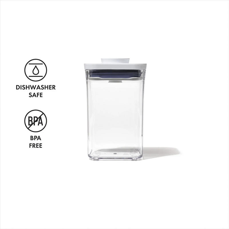 Oxo Pop Container Kapaklı Derin Saklama Kabı 1.1 Litre Beyaz - 4
