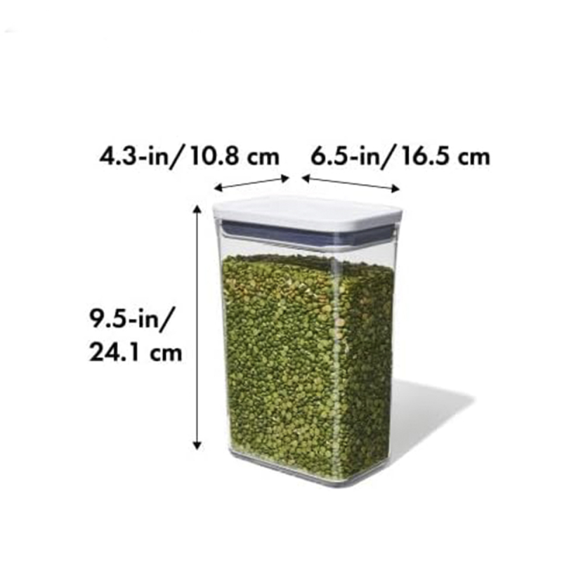 Oxo Pop Container Kapaklı Derin Saklama Kabı 2,6 Litre Beyaz - 2