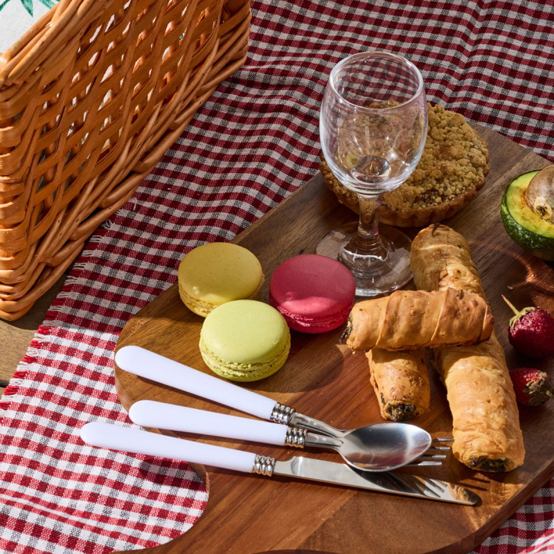 Perotti Cestino Italy 4 Kişilik Mavi Astarlı Piknik Sepeti - 4