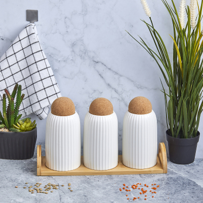 Perotti Cork Line 4 Parça Baharat Takımı - PEROTTI