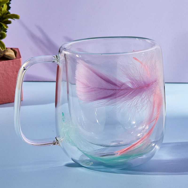 Perotti Double Feather Çift Cidarlı Kupa 200 ml - 1