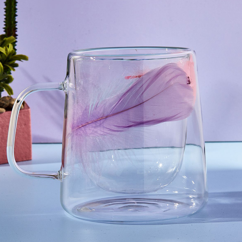 Perotti Double Feather Çift Cidarlı Kupa 250 ml - 1