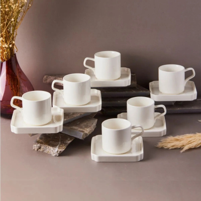 Perotti Luce 6 Kişilik Kahve Fincan Seti - PEROTTI