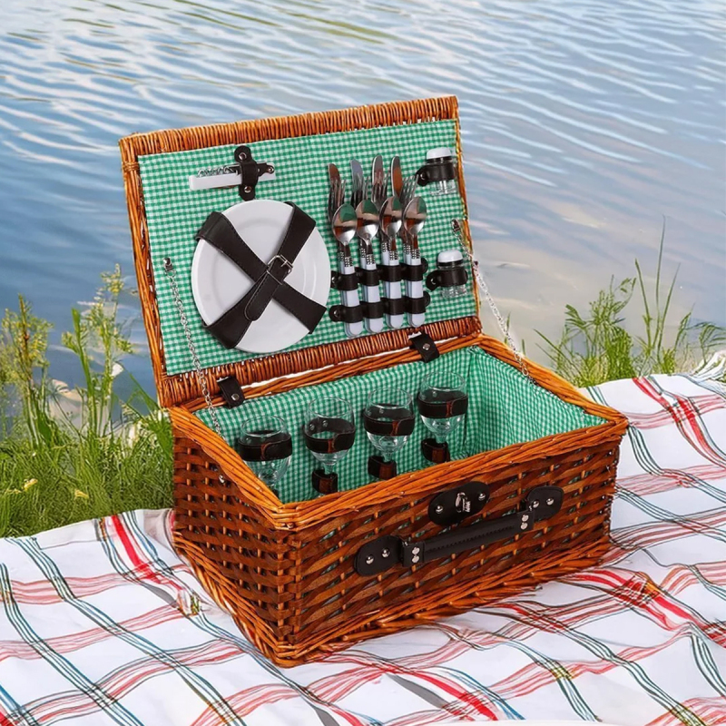 Perotti Picno Italy 4 Kişilik Piknik Sepeti - 1