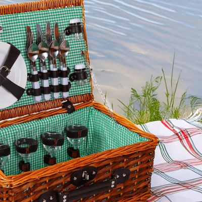 Perotti Picno Italy 4 Kişilik Piknik Sepeti - 3