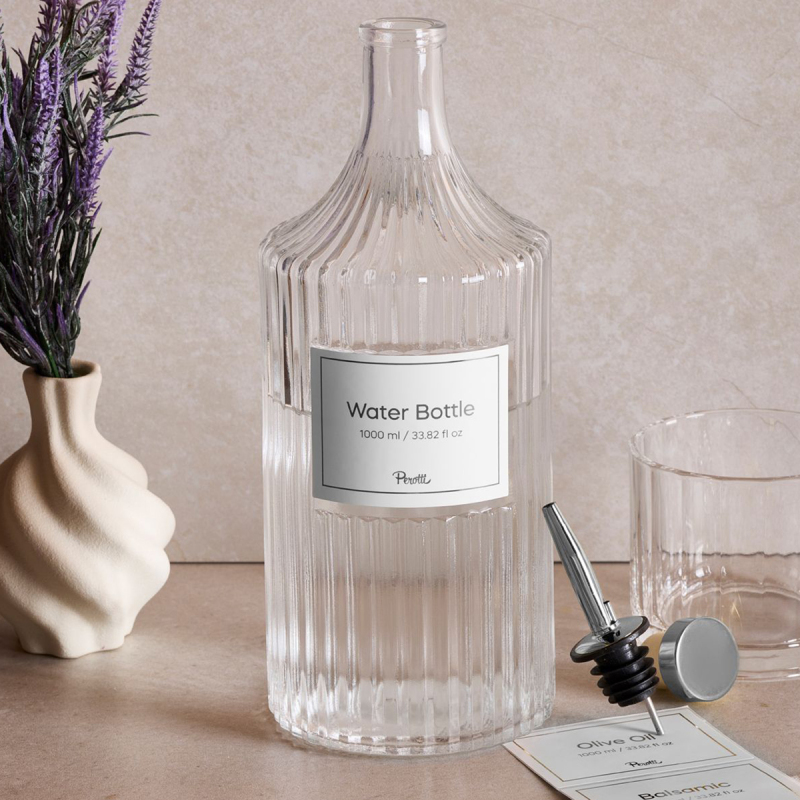 Perotti Viking Cam Şişe ve Yağlık Çift Kapaklı 1000 ml - 5