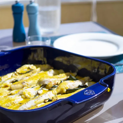 Peugeot Appolia Dikdörtgen Fırın Kabı Mavi 32 cm - 2