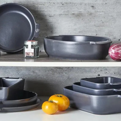 Peugeot Appolia Kare Fırın Kabı Siyah 18 cm - 2