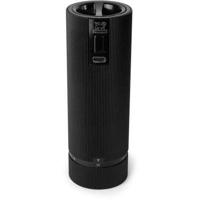 Peugeot Night Duo Elektrikli Karabiber Ve Tuz Değirmeni Mat Siyah 18 cm - 3