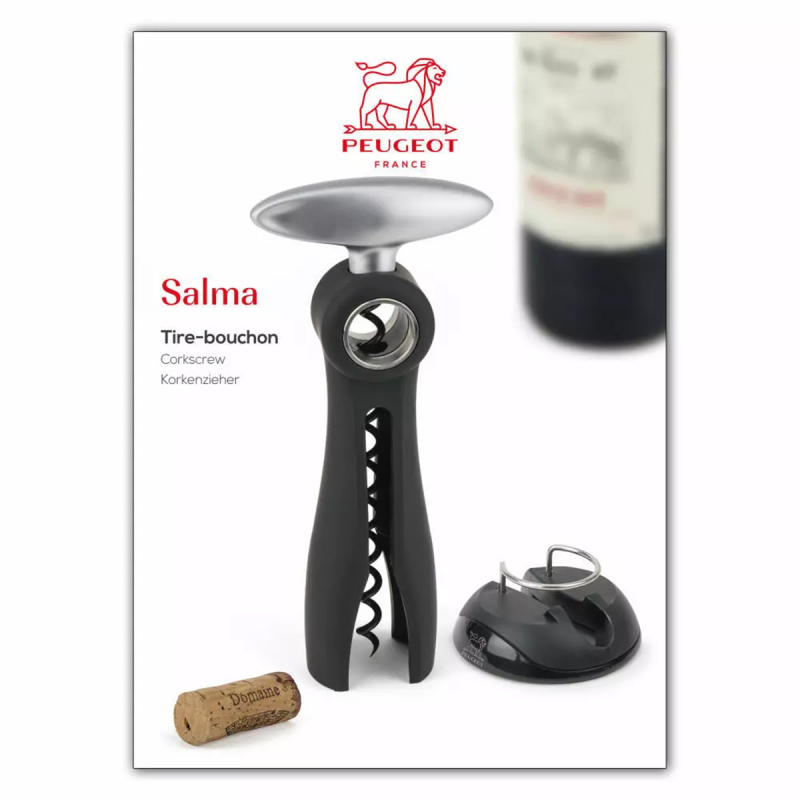 Peugeot Salma Folyo Kesicili Tirbuşon Black 19 cm - 2