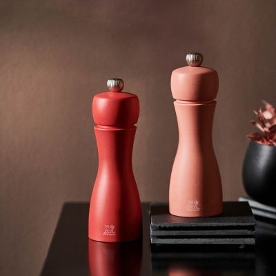 Peugeot Tahiti Duo Tuz ve Karabiber Değirmeni Seti Kırmızı 15 cm - PEUGEOT