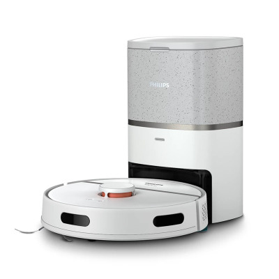 Philips Homerun Aqua Çöp İstasyonlu Akıllı Robot Süpürge XU3110/02 - 1
