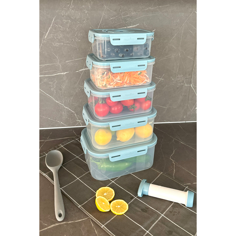 Primanova Royal Seoul Taze Ürün Saklama Kabı Seti 6 Parça - 1