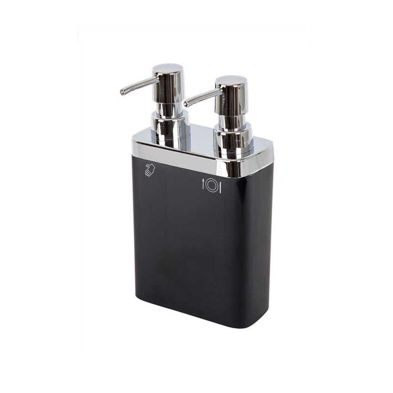 Primanova Viva 2'li Sıvı Sabunluk Siyah - 1