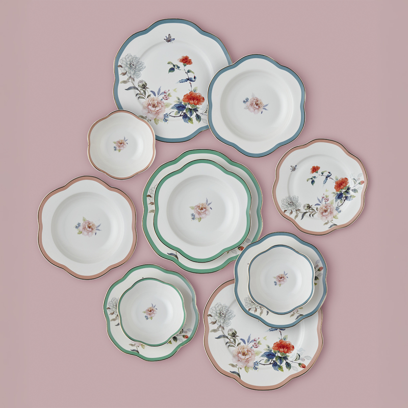 Roy King Beautiful 24 Parça 6 Kişilik Yemek Takımı - 1