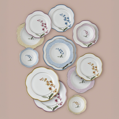 Roy King Mixmatch 24 Parça 6 Kişilik Yemek Takımı - ROY KING