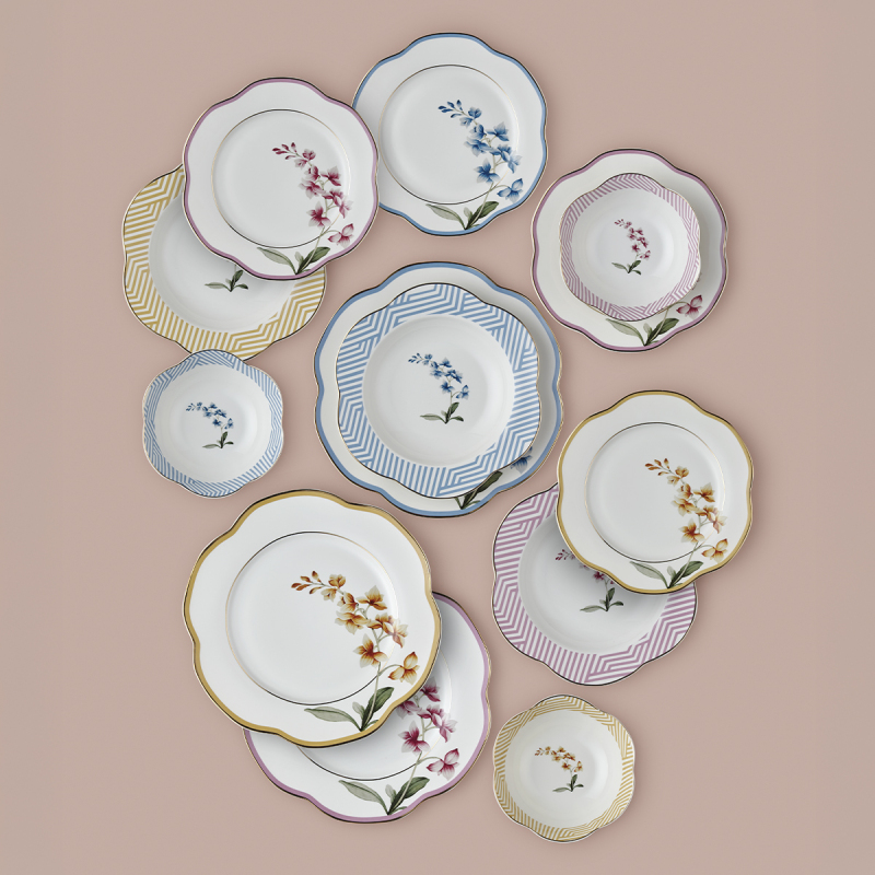 Roy King Mixmatch 24 Parça 6 Kişilik Yemek Takımı - 1