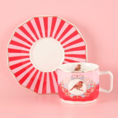 Roy King Pajaro 12 Parça 6 Kişilik Kahve Fincan Takımı 90 ml - 4