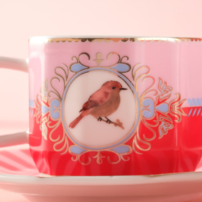 Roy King Pajaro 12 Parça 6 Kişilik Kahve Fincan Takımı 90 ml - 5